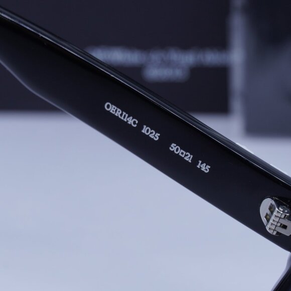 Off-White OERI14C CLIP ON 1025 Square Sunglasses – Black/Clear with Clip-on Red - Picture 7 of 10